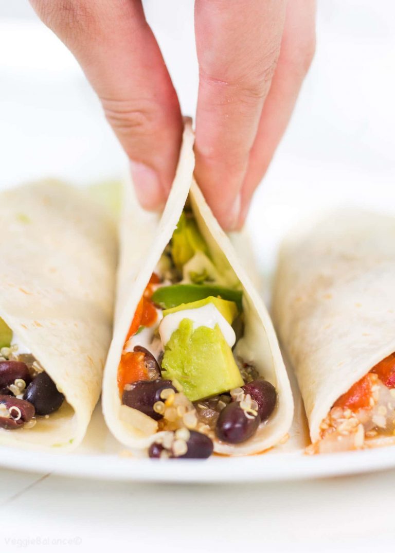 Delicious Quinoa Black Bean Tacos with Lime Recipe