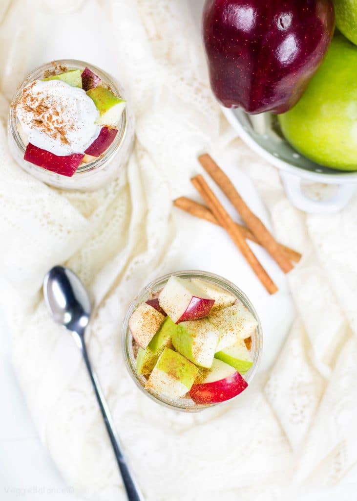 Apple Cinnamon Overnight Oatmeal