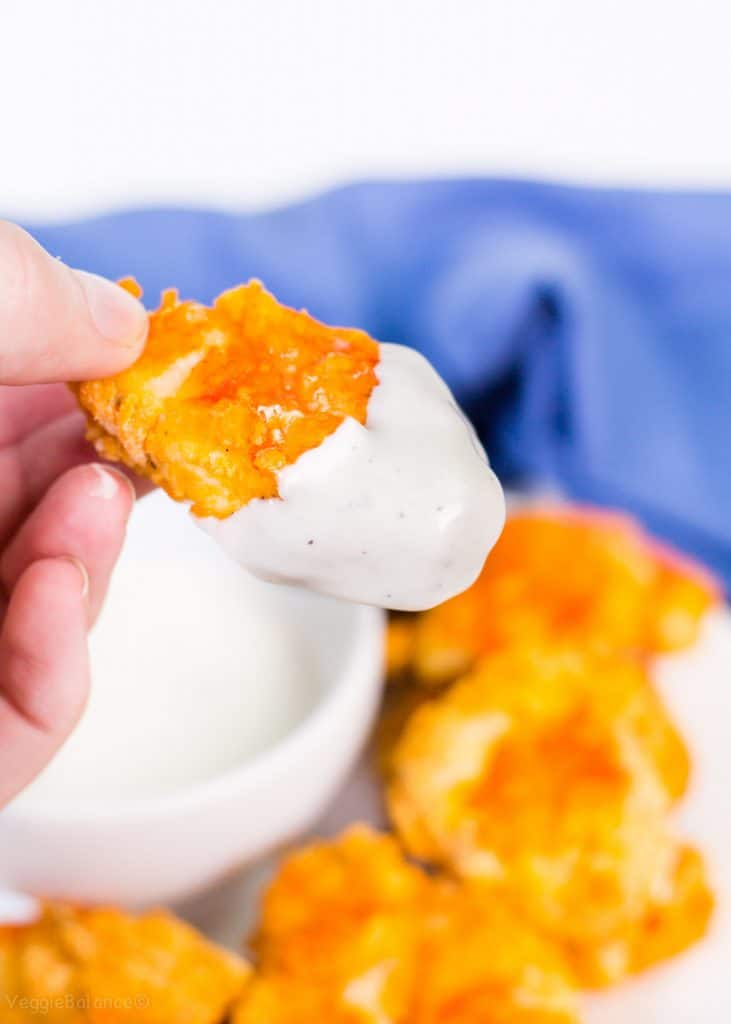Gluten-Free Buffalo Chicken Nuggets Baked in Oven