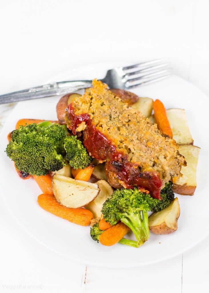 Gluten Free Meatloaf recipe made on Sheet Pan