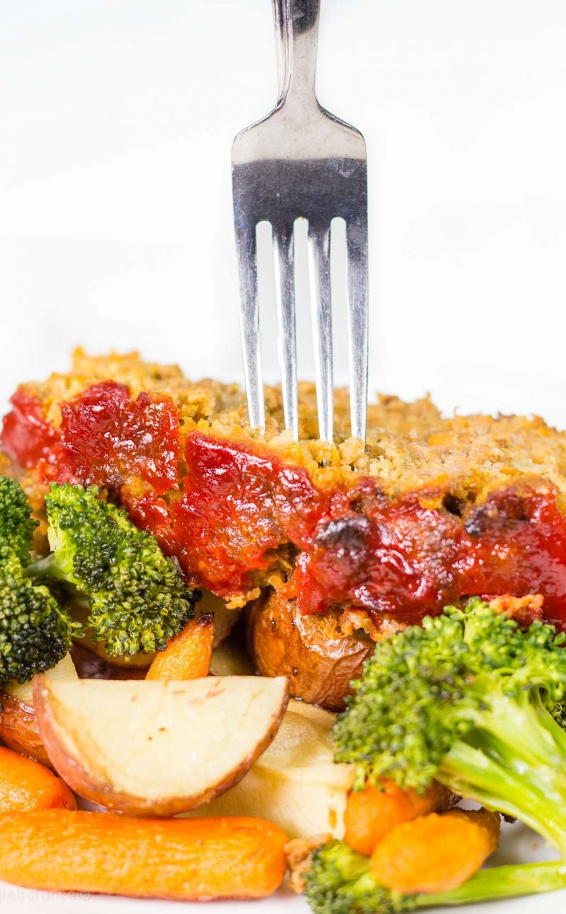 Gluten Free Meatloaf made on Sheet Pan Recipe