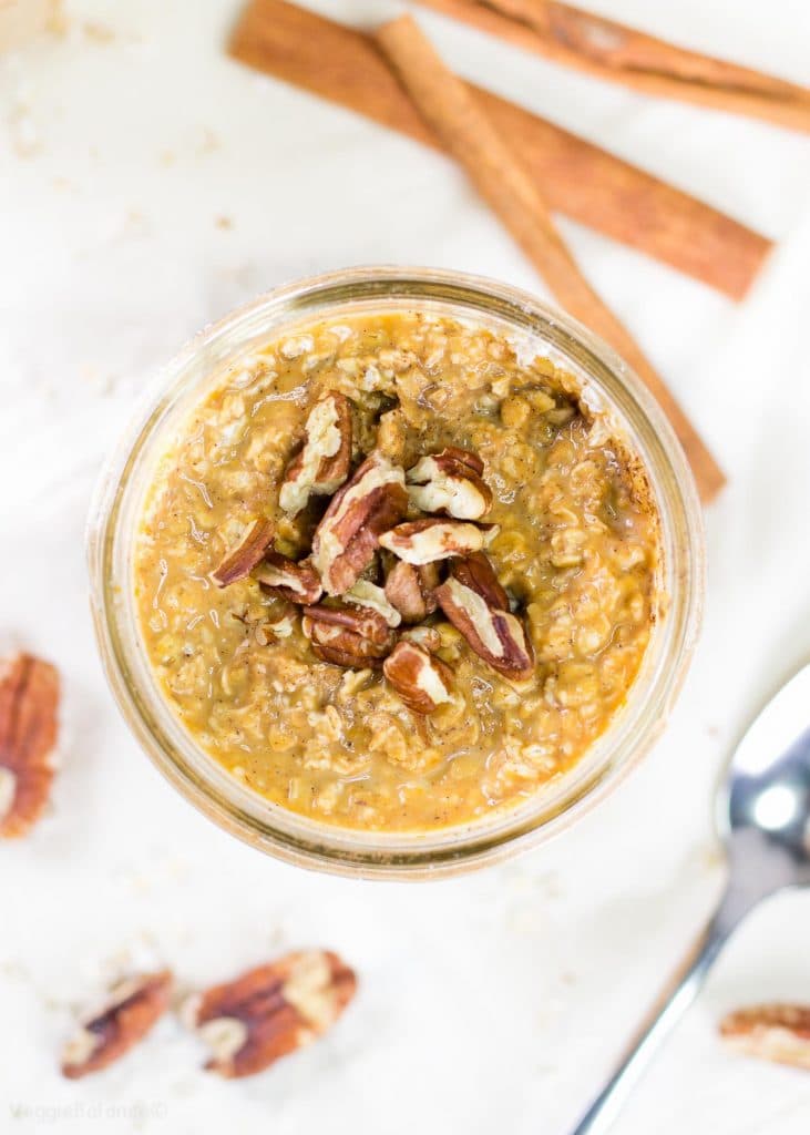 Pumpkin Overnight Oatmeal