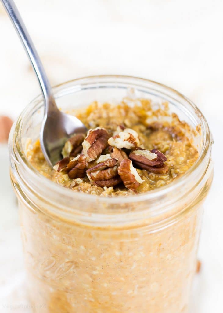 Pumpkin Overnight Oatmeal