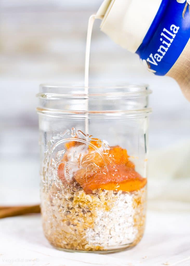 Pumpkin Overnight Oatmeal