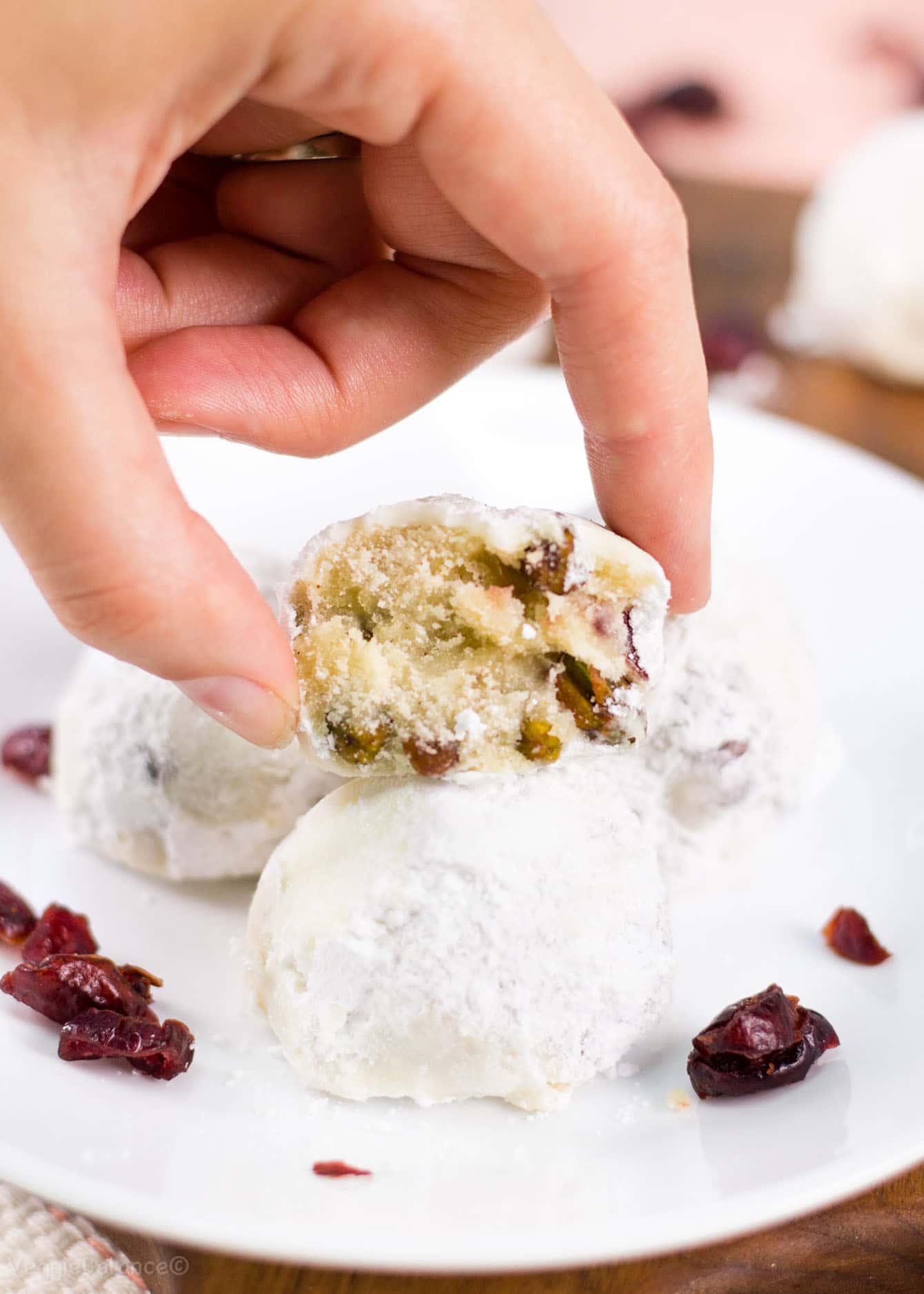 Cranberry Pistachio Tea Cookies recipe