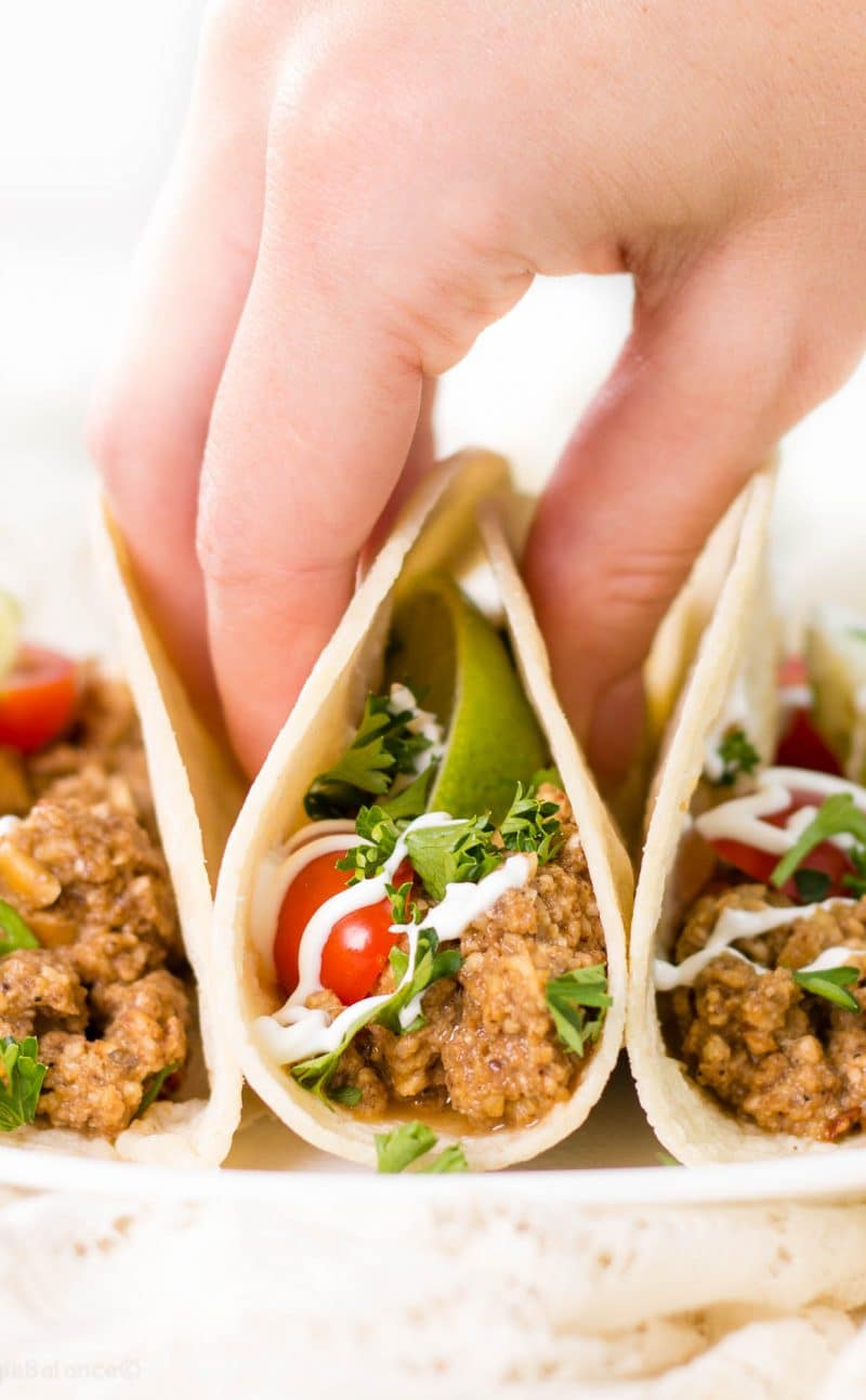 Vegetarian Taco Meat thats Gluten-Free Recipe