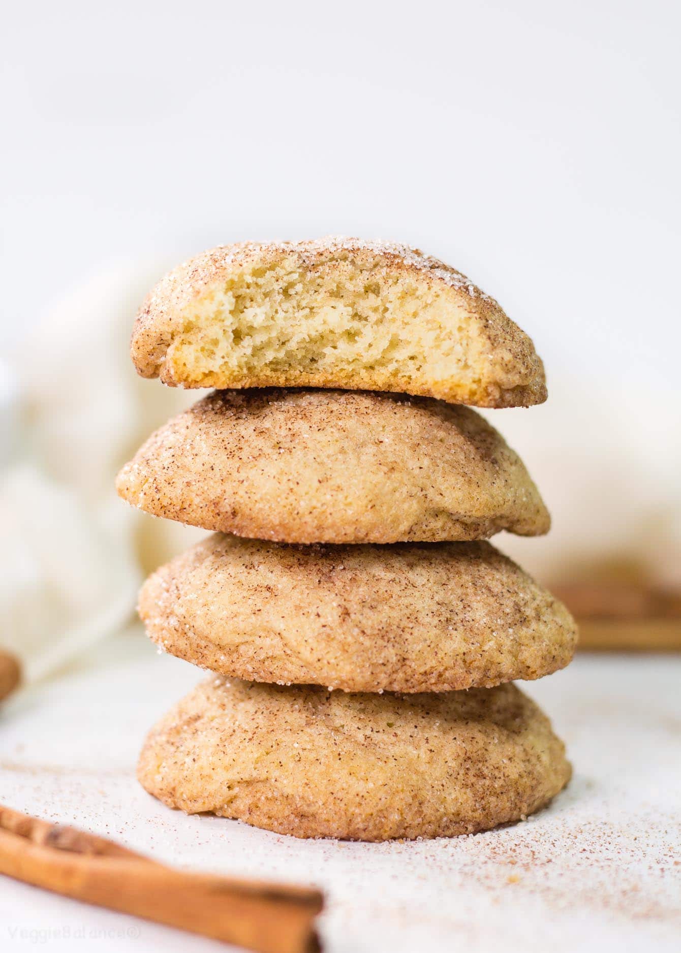 Healthier Snickerdoodle Cookies recipe - VeggieBalance