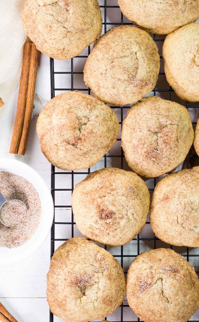 Healthier Snickerdoodle Cookies Recipe