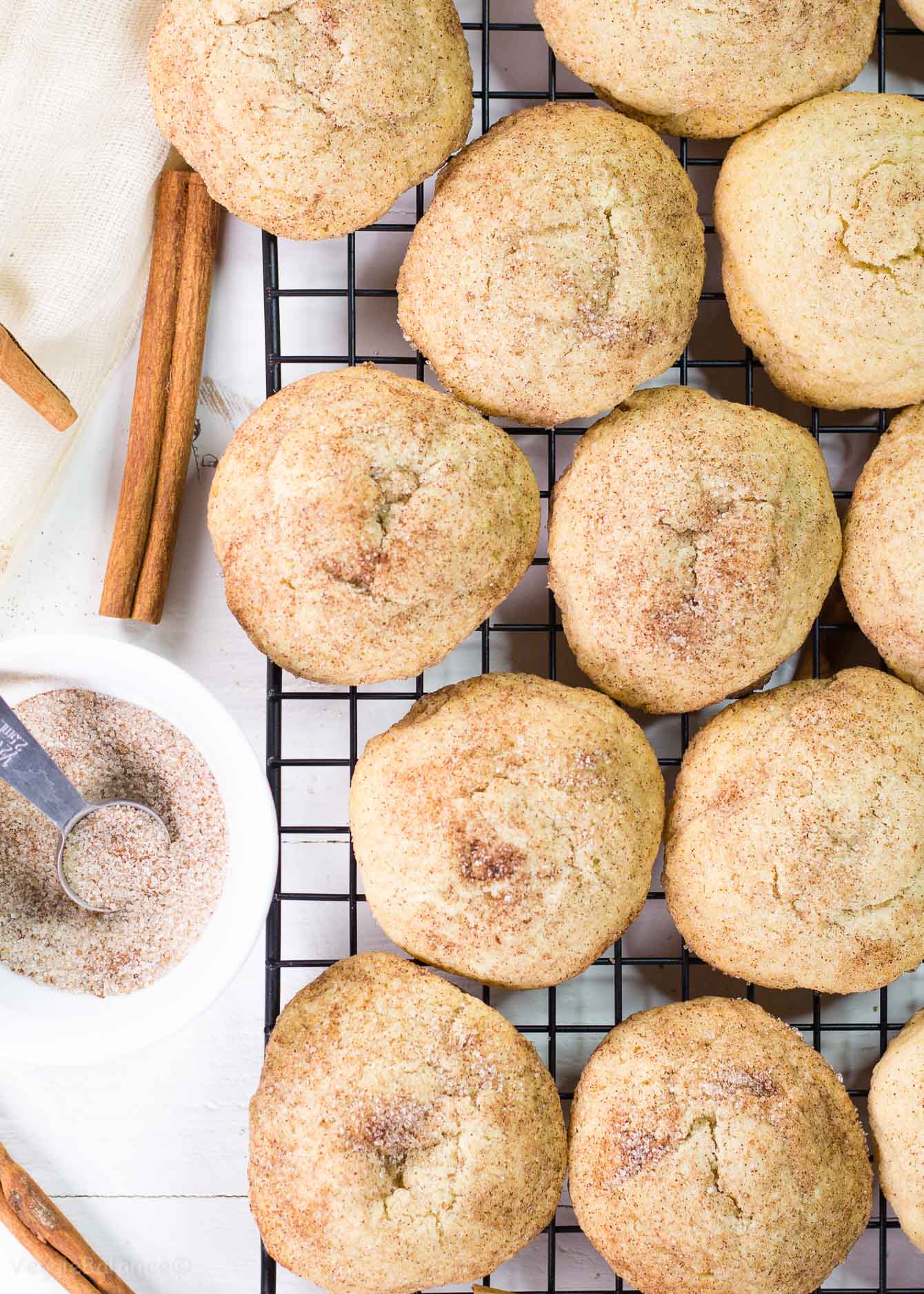 Healthier Snickerdoodle Cookies recipe - VeggieBalance