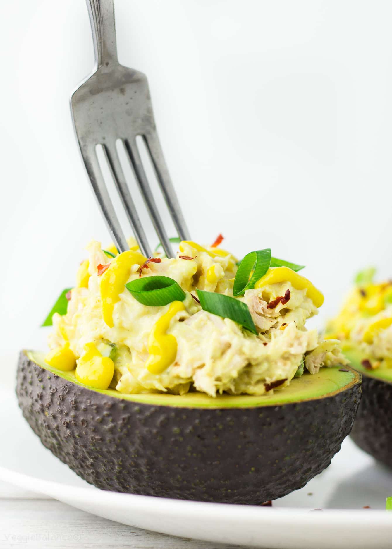 Tuna Salad Stuffed Avocado Bowls Healthy