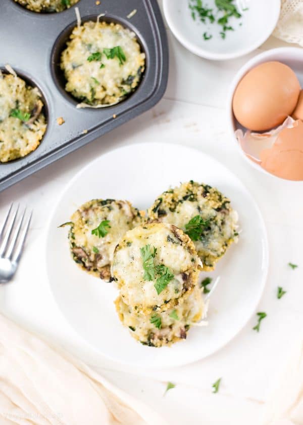 Delicious Spinach Mushroom Quinoa Egg Cups Recipe