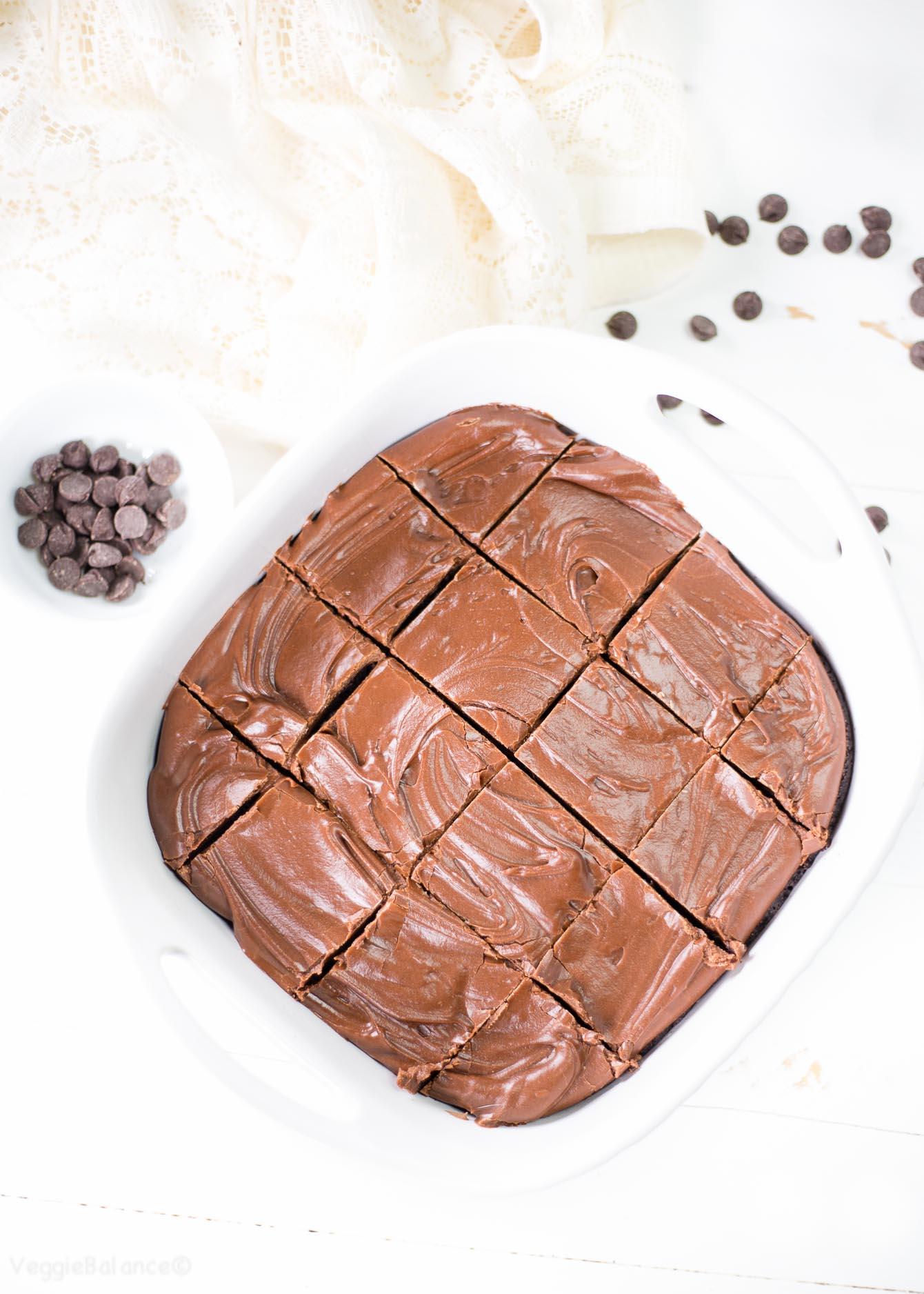 Best Ever Gluten-Free Brownies recipe with chocolate fudge frosting