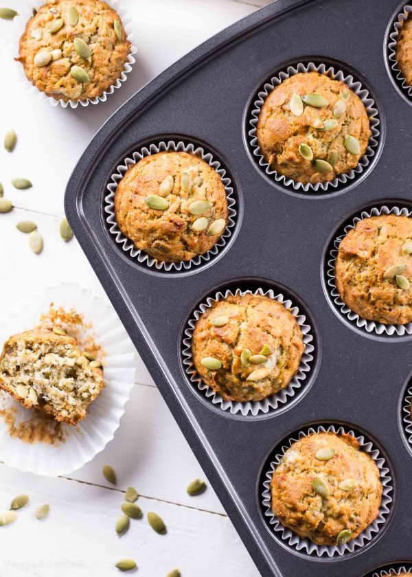 Healthy & Tasty Banana Oatmeal Muffins Recipe