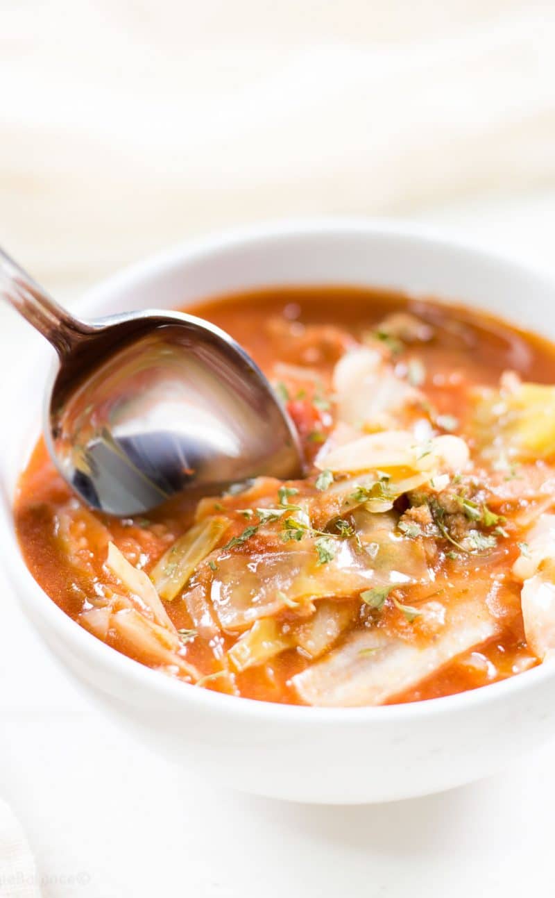 Slow Cooker Cabbage Roll Soup Recipe