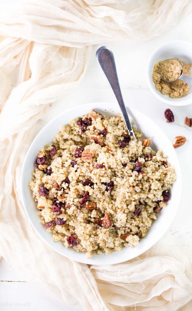 Cranberry Pecan Brown Sugar Quinoa Recipe