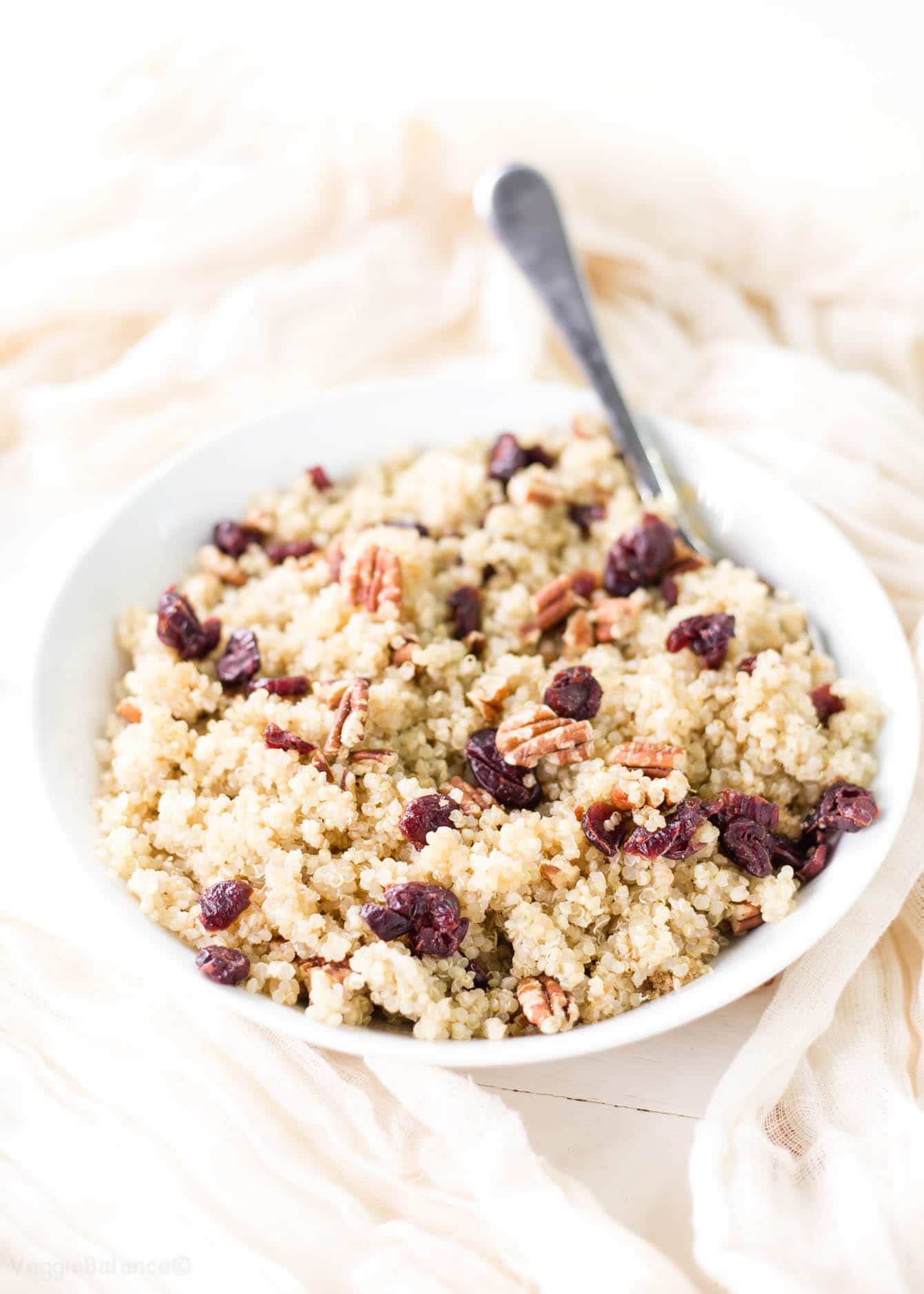 Cranberry Pecan Brown Sugar Quinoa