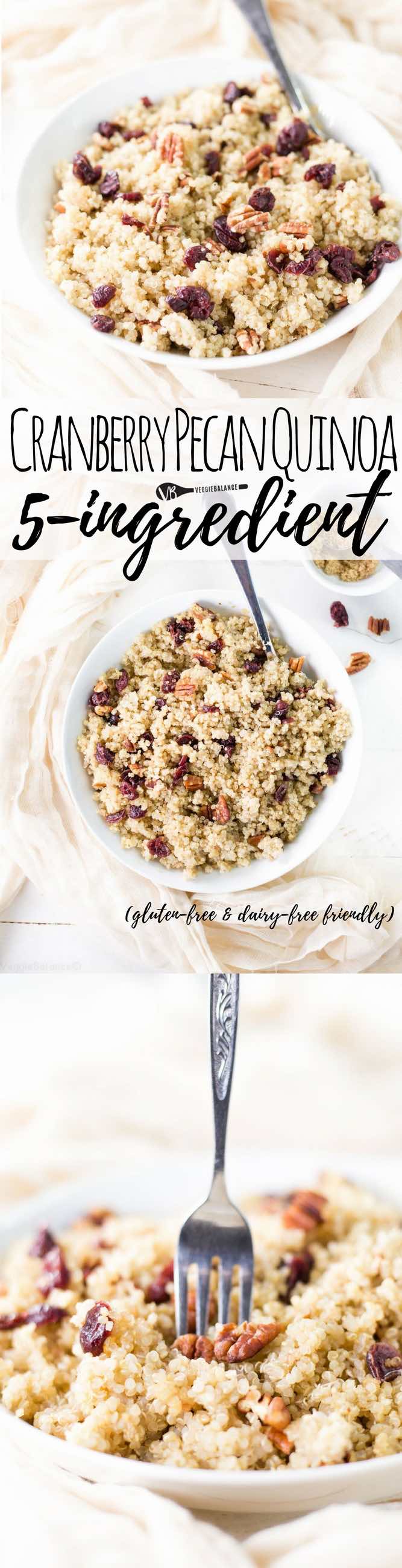 Cranberry Pecan Quinoa Brown Sugar PlantBased Easy