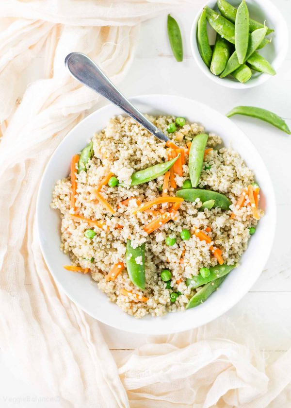 Insanely Tasty Vegetable Fried Quinoa Recipe