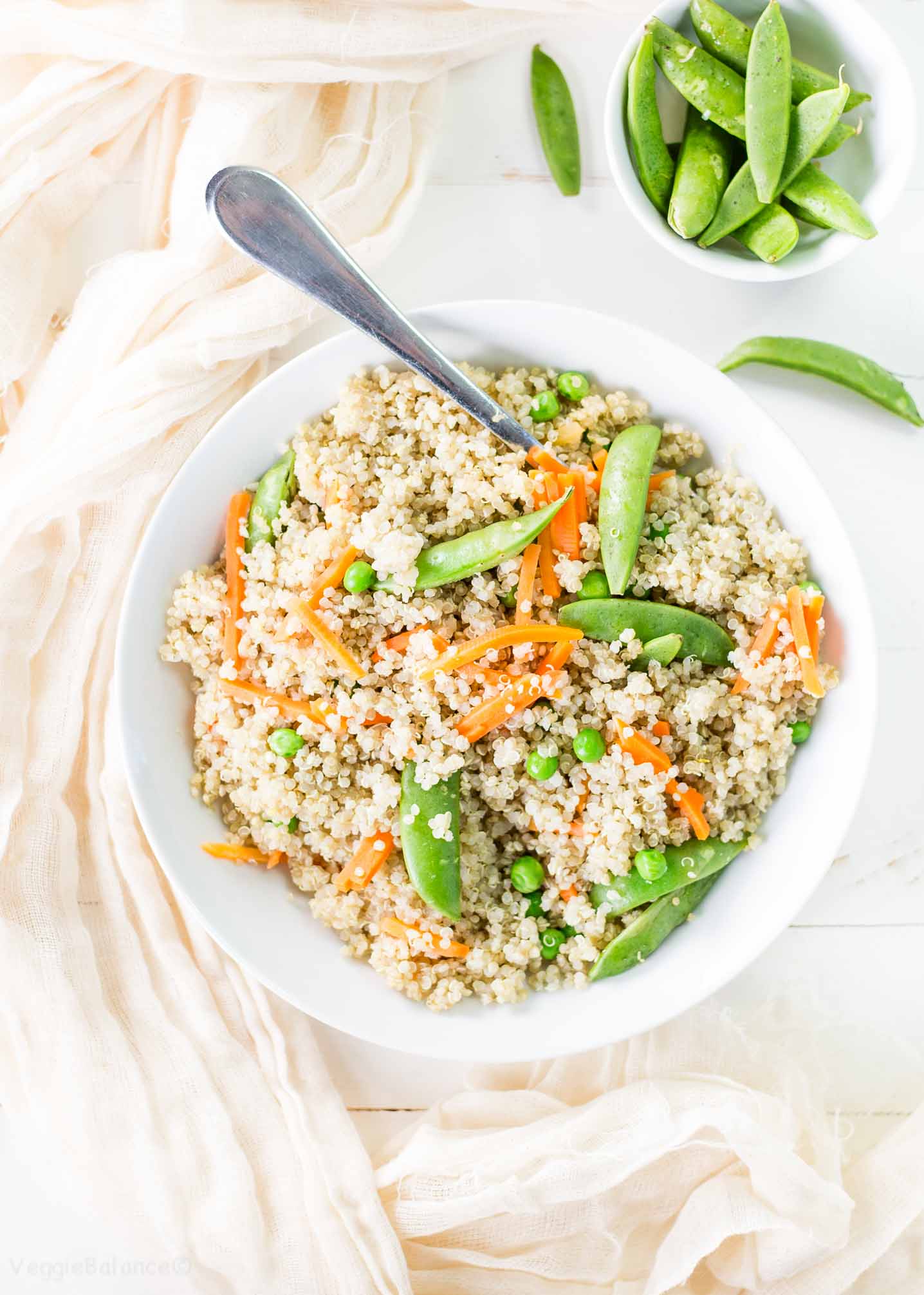 Vegetable Fried Quinoa Vegan