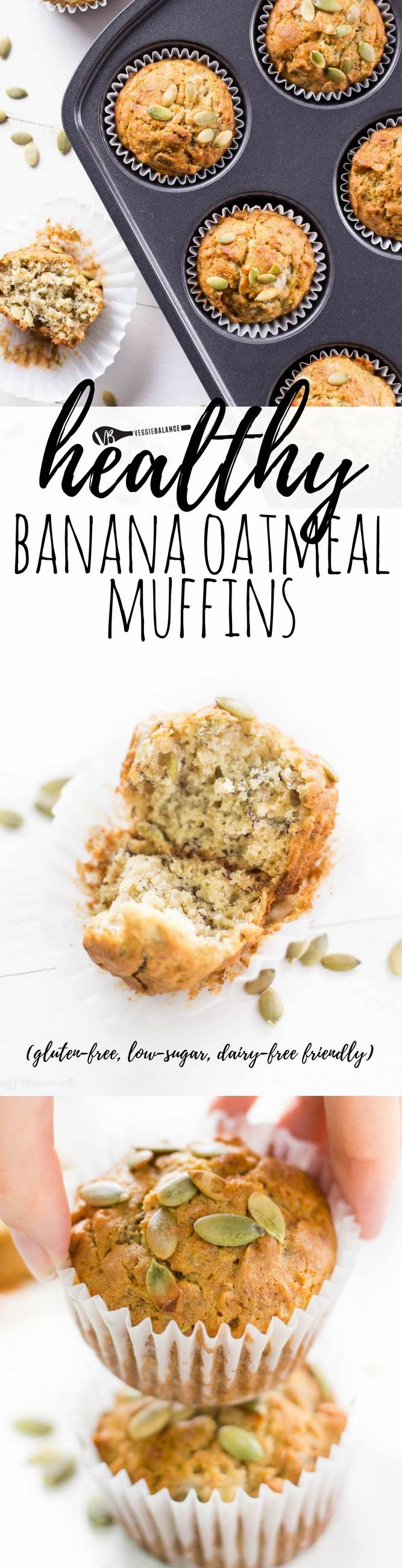 Healthy & Tasty Banana Oatmeal Muffins Recipe