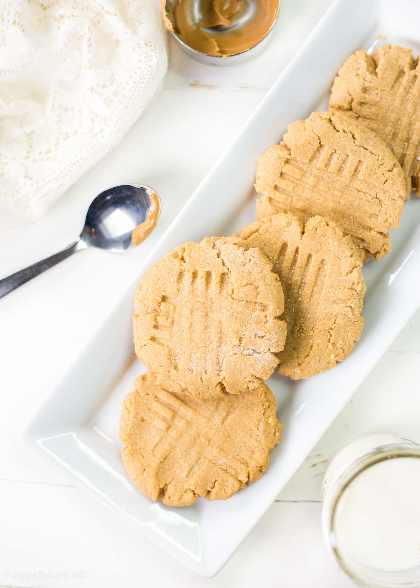 Healthy Peanut Butter Cookies recipe