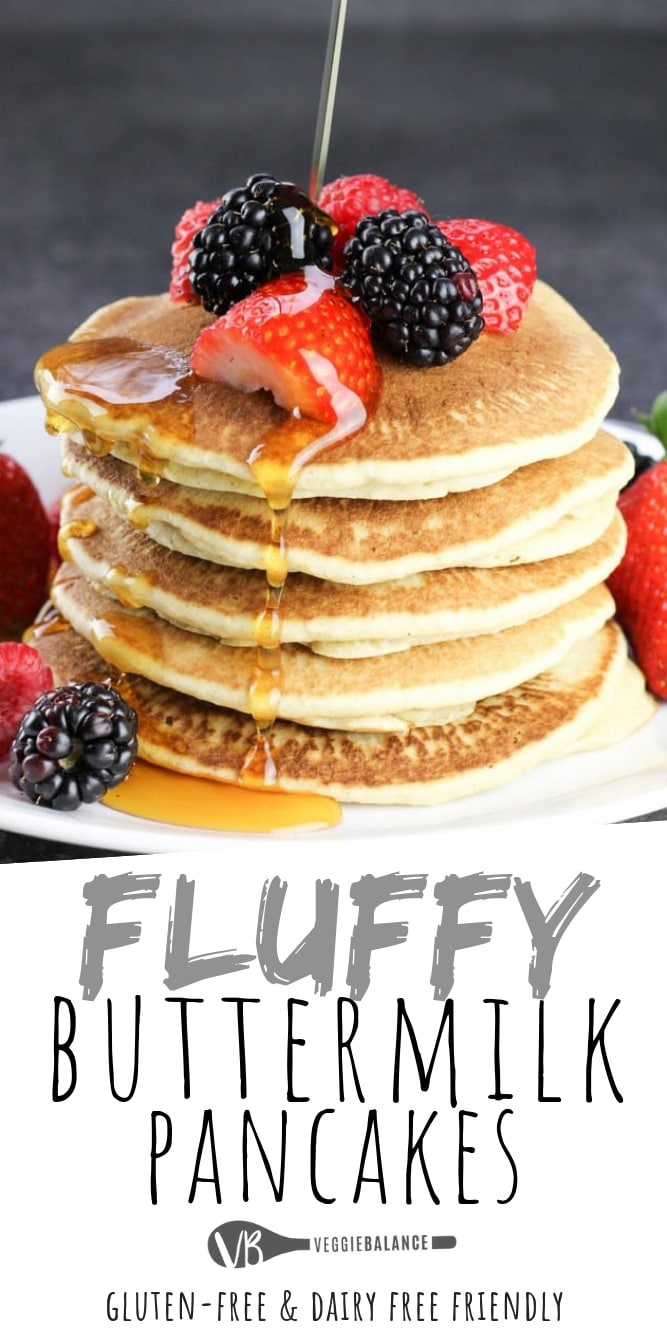 Best Gluten Free Buttermilk Pancakes (Dairy Free) Recipe
