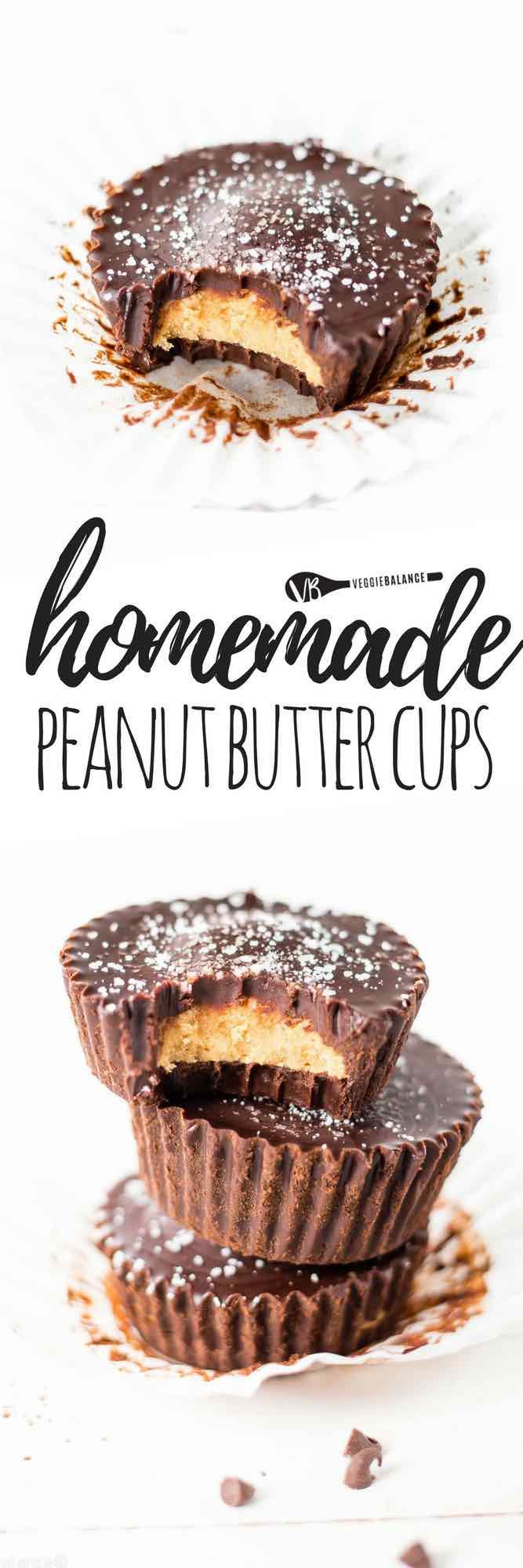 Homemade peanut butter cups recipe and how to make them in just 4 easy steps and teaching how to make natural from scratch chocolate. Healthy Peanut Butter Cups are the best!
(Gluten-Free, Dairy-Free, Vegan, Vegetarian, Low-Sugar friendly)