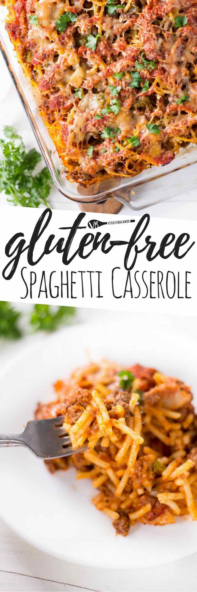 Easy & Delcious Baked Spaghetti Casserole (GlutenFree) Recipe