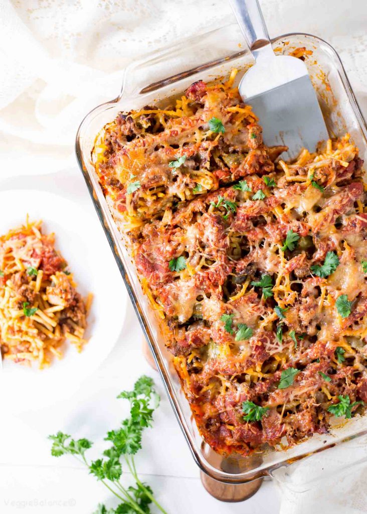 Easy & Delcious Baked Spaghetti Casserole (GlutenFree) Recipe