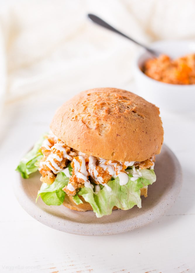 Buffalo Chicken Lettuce Wraps (Buffalo Sloppy Joes)