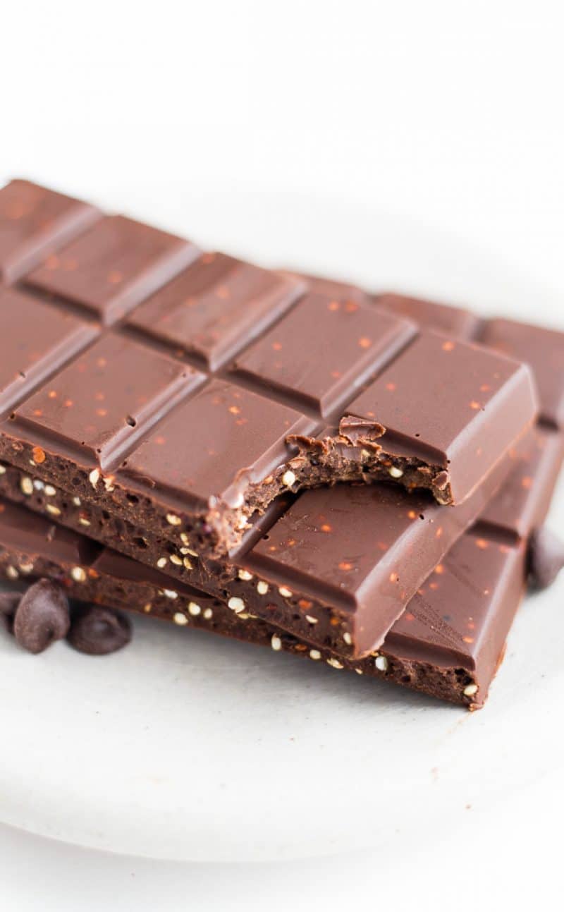 Chocolate Quinoa Crunch Bars (Gluten-Free Chocolate Recipe)