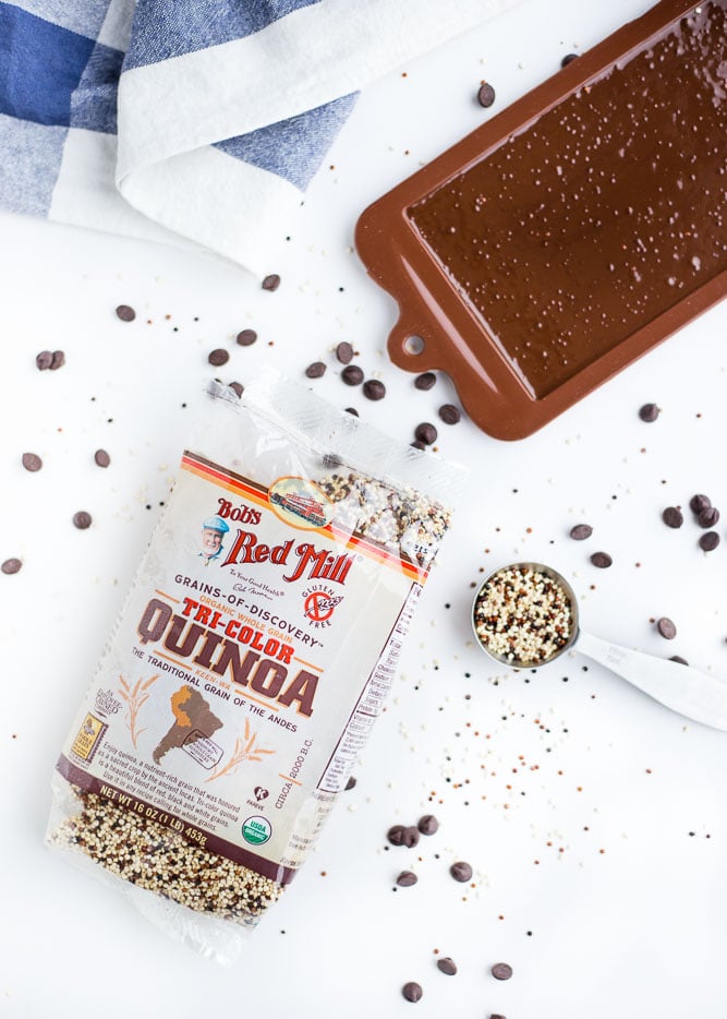 Chocolate Quinoa Bark (Gluten-Free Chocolate Recipe)