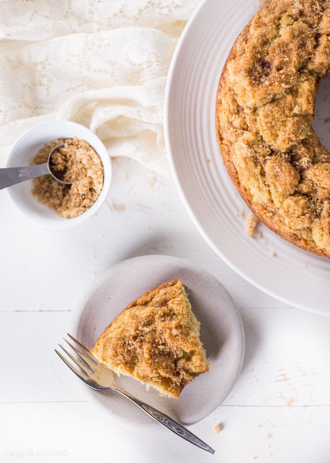 Gluten Free Sour Cream Coffee Cake