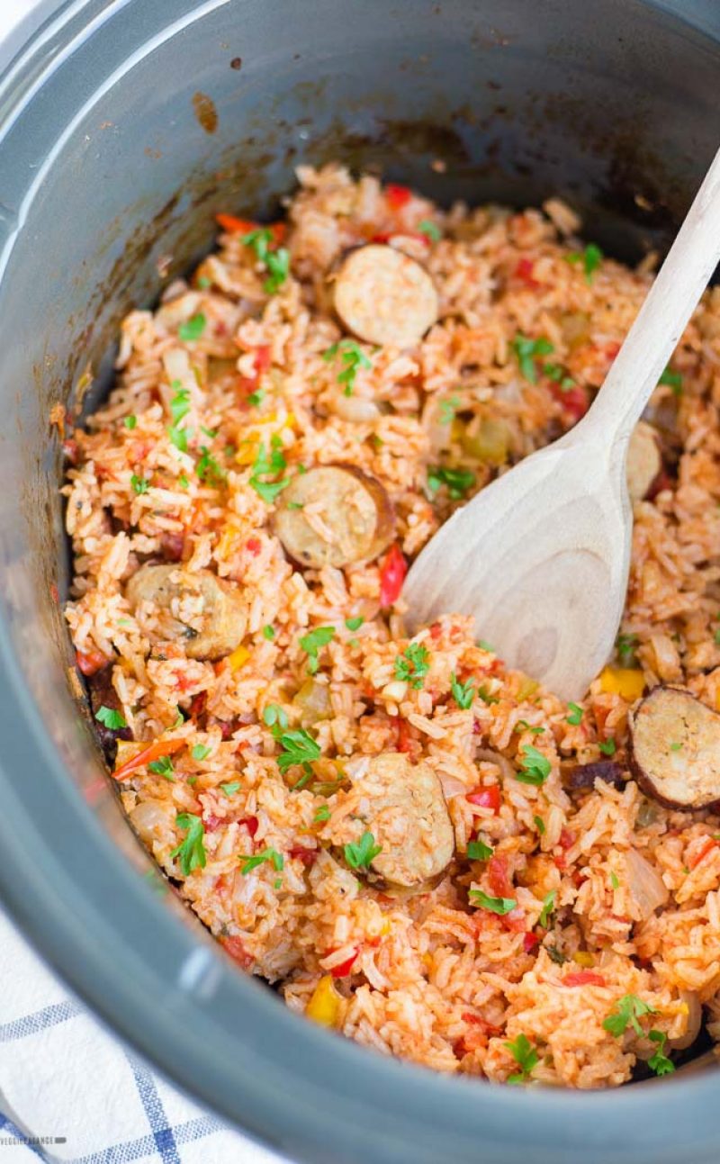 Slow Cooker Jambalaya Recipe (Vegan Jambalaya)