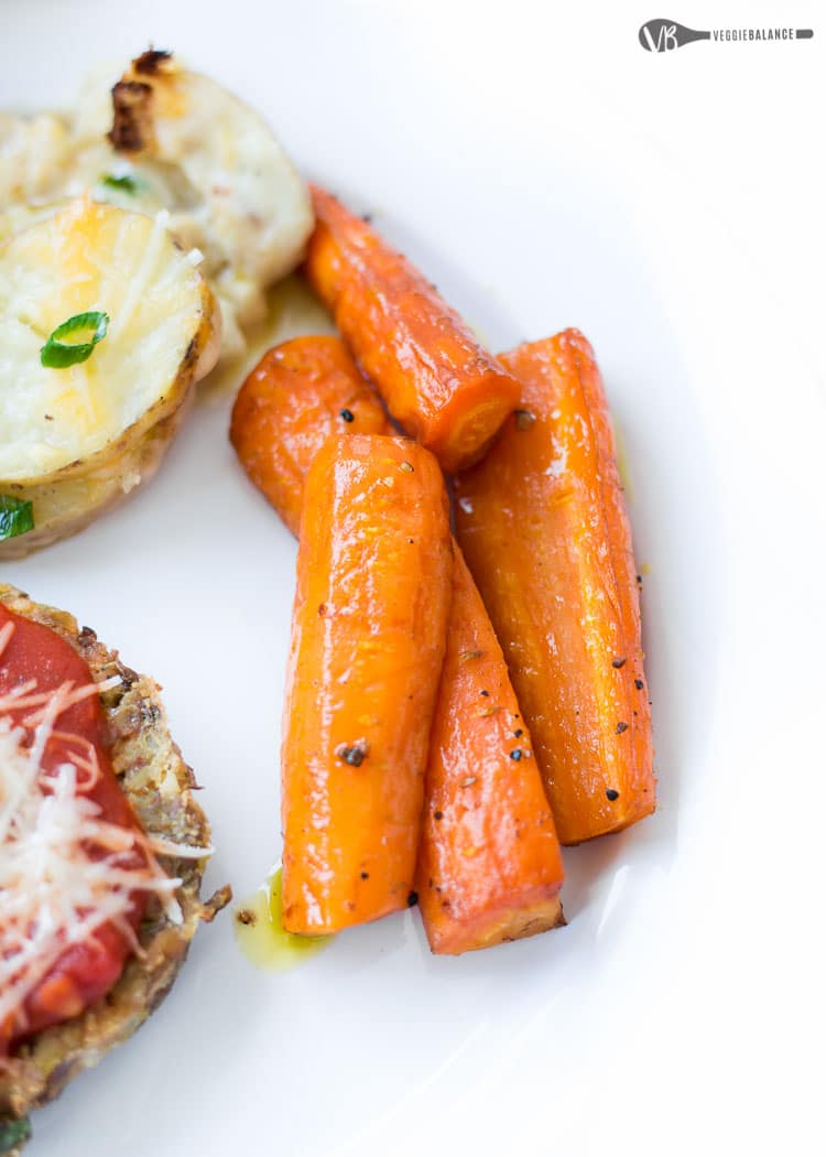 Honey Roasted Carrots Baked on a Sheet Pan