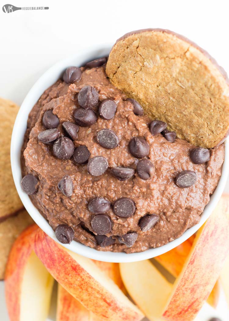 Brownie Batter Hummus aka Chocolate Hummus