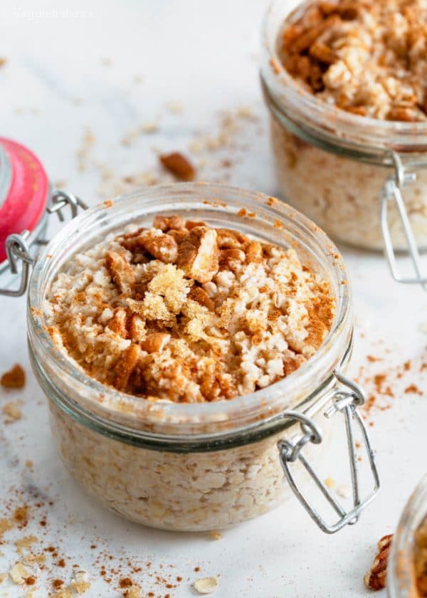 Brown Sugar Oatmeal in Meal Prep Oatmeal Jars Recipe