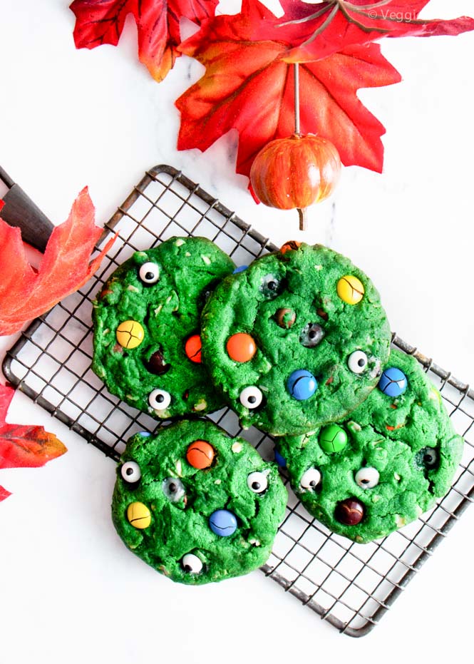 Halloween Monster Cookies Gluten Free