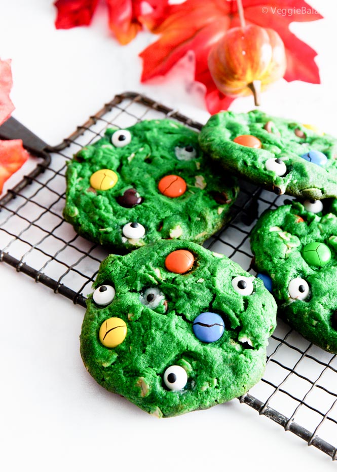 Halloween Monster Cookies Gluten Free