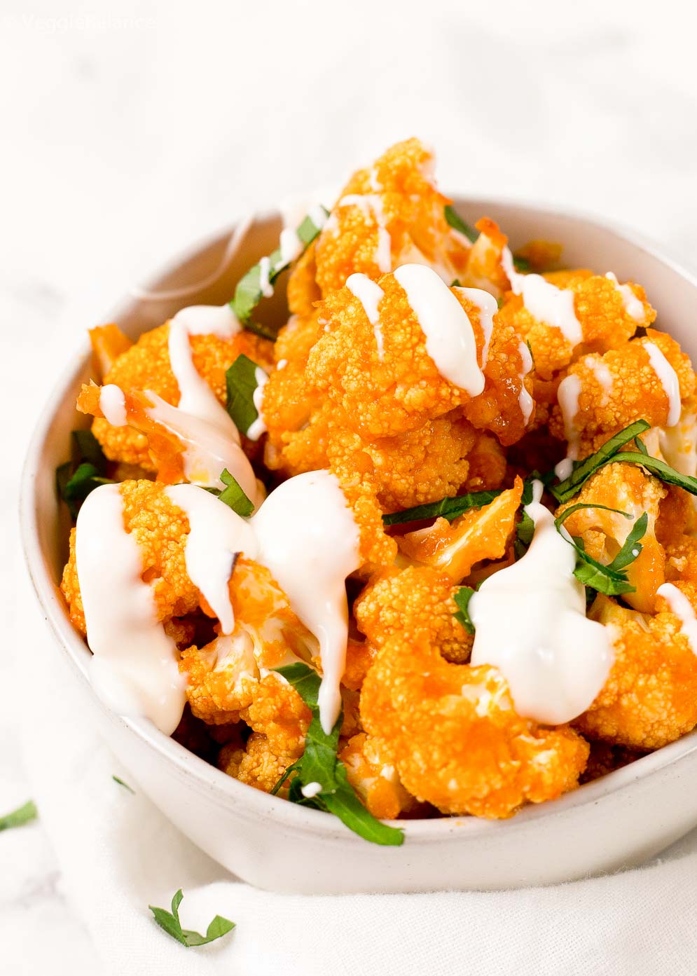 Baked Buffalo Cauliflower