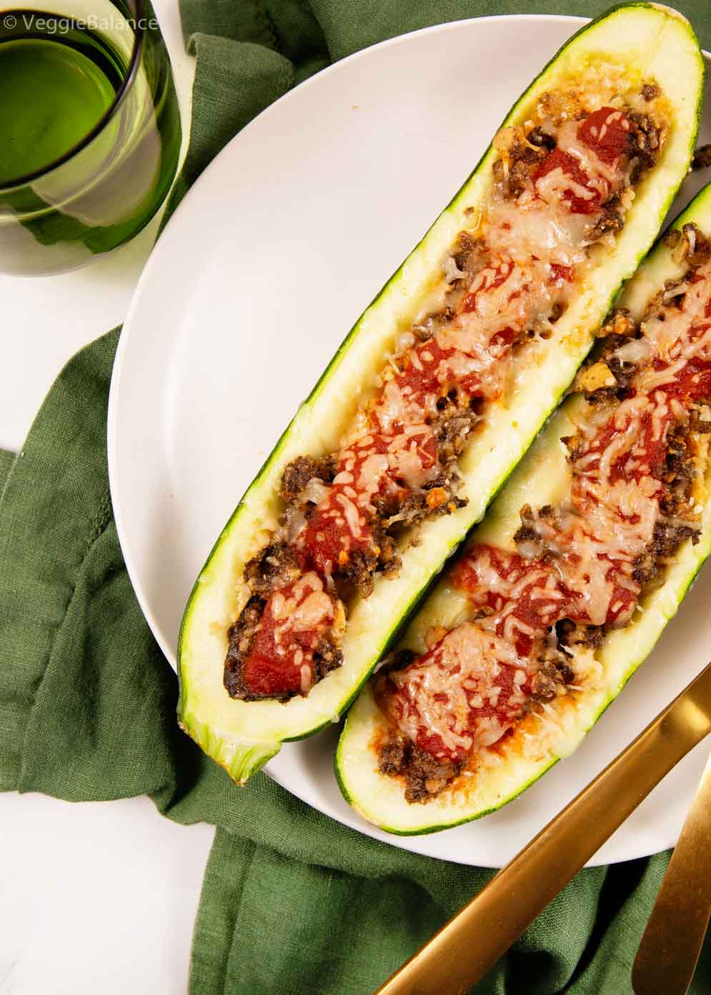 Italian Vegetarian Stuffed Zucchini Vegan Stuffed Zucchini