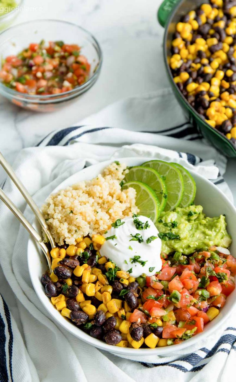 Easy Vegan Burrito Bowls Recipe