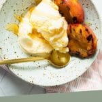 Grilled Peaches with Ice Cream Recipe