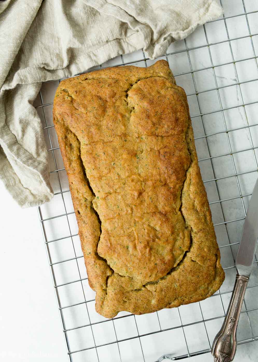 Fresh out of the oven Vegan Gluten-Free Zucchini Bread