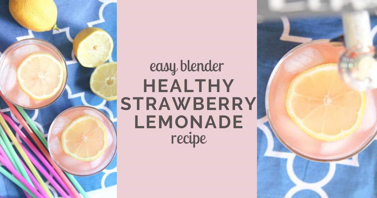 Healthy & Tasty Strawberry Lemonade Recipe (LowSugar)